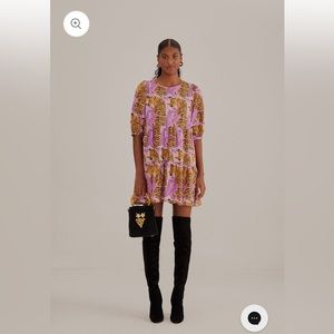 farm rio lavender tiger mini dress